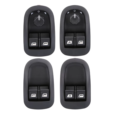 Deyuan thích ứng với logo Peugeot 206 207 công tắc nâng kính cửa sổ Citroen C2 công tắc ô tô cầu chì ống thủy tinh