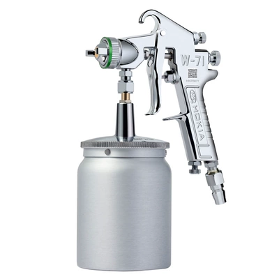 Đức Đen Xịt Sơn Xịt W-71 Tấm Sơn Cao Su Kim Loại Nội Thất Ô Tô Xịt Dụng Cụ Bằng Khí Nén Súng Phun Sơn súng phun sơn dầu sung phun son