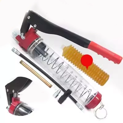 Hướng dẫn sử dụng súng mỡ xích loại sâu bướm bơ bom đặc biệt áp suất cao đơn và đôi súng áp lực đào súng mỡ bơm mỡ tự động súng bơm mỡ