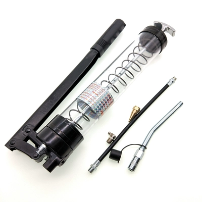 Nhật Bản KATO nhập khẩu mỡ súng trong suốt 600cc công suất lớn thiết bị máy xúc bôi trơn súng tiếp nhiên liệu chống rò rỉ dầu bơm mở bò sung bom mo