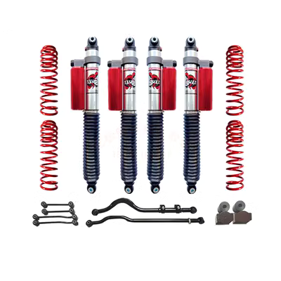 Jeep Wrangler JL Sửa đổi Sốc sửa đổi Lizard Nitơ Shock Giảm mùa xuân 2 -inch 3 -inch 4 -inch có thể được điều chỉnh lò xo giảm xóc lò xo giảm xóc ô tô