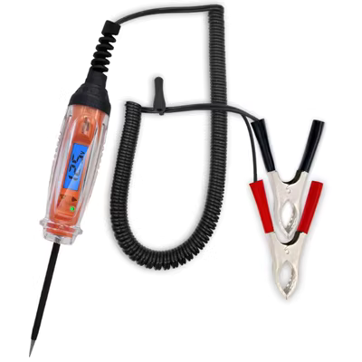 cầu chì 20a Bút thử điện ô tô Đèn LED thử xe màn hình kỹ thuật số 12v24v60 volt sửa chữa ô tô mạch cầu chì phát hiện bút thử điện cau chì cầu chì 15a