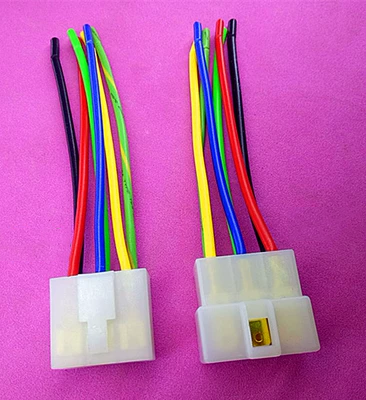 đầu cosse dây điện Đầu nối 6P phích cắm xe hơi Thiết bị đầu cuối vỏ bọc xe hơi 6.3 đầu nối nam và nữ hoàn chỉnh với dây dau cos dien đầu cosse dây điện