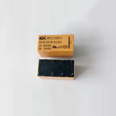 rơ le thoi gian HLS-T78-DC5V-C Mới ban đầu Helishun tiếp sức 20A 5-pin bảng điều khiển ô tô chuyên dụng role thoi gian rơ le nhiệt ls