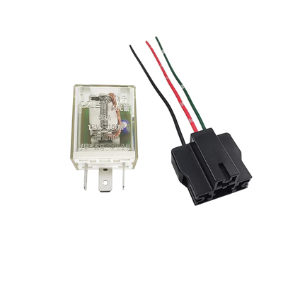 Xe flasher 12V24V ba chân xe tải điện tử tín hiệu rẽ đôi đèn flash tiếp sức đèn LED sửa đổi loại phổ thông cảm biến lùi