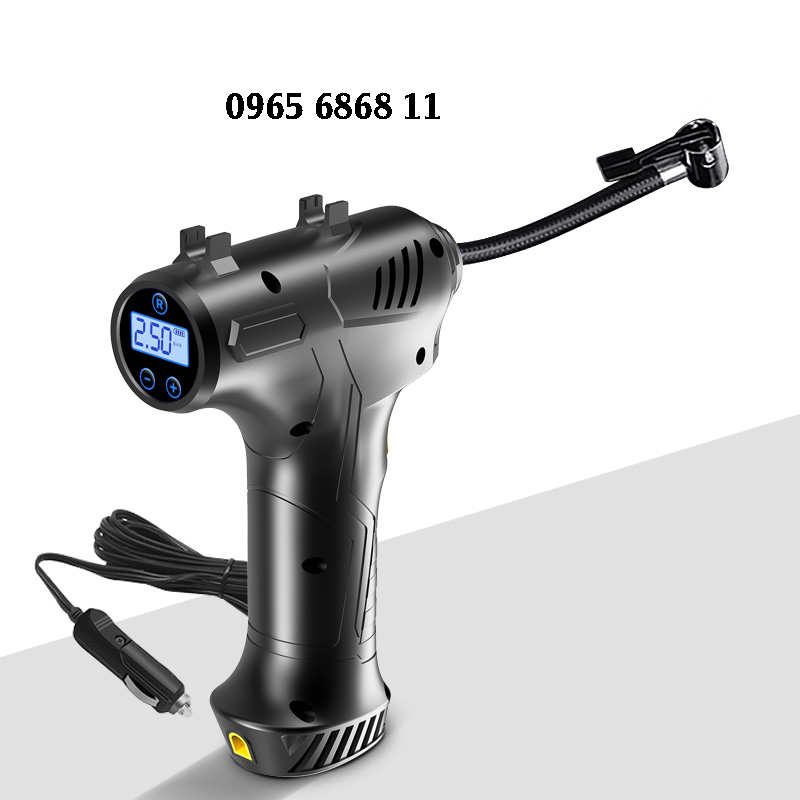 Máy bơm ô tô không dây di động lưu lượng khí cao trọng lượng nhẹ bơm xe ô tô mini 12v bơm ô tô
