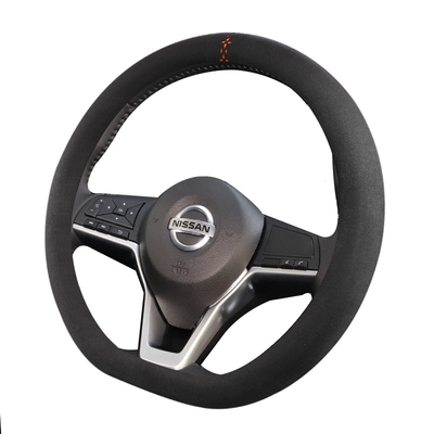 Bọc vô lăng thích hợp cho Nissan Xuanyi Teana Qashqai Qijun bọc tay lái bằng da lộn dùng cho tất cả các mùa bọc vô lăng da bọc vô lăng hạt cườm