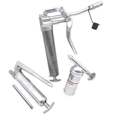 Ligao nhỏ súng mỡ bằng tay mini 100CC máy gia đình nhỏ công cụ áp suất cao thu nhỏ súng dầu bơm mỡ đạp chân máy bơm mỡ bò khí nén