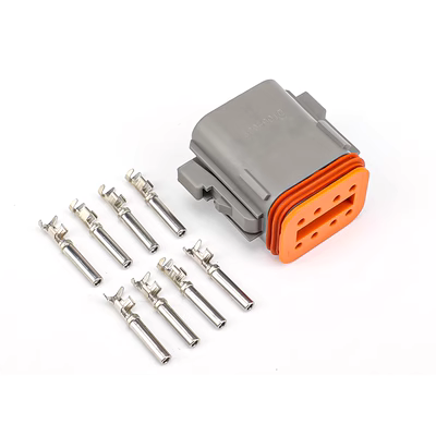 Dòng DTM nối dây chống thấm nước trên ô tô DT06/04-2 3 4 6 đầu nối nam và nữ có dây đầu nối dây điện chống nước cos nối thẳng