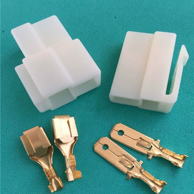 Đầu nối thiết bị ô tô cao cấp dây nối 2P đầu cắm xe điện nam và nữ phích cắm mông 6.3mm đầu cos nối dây điện cos nối