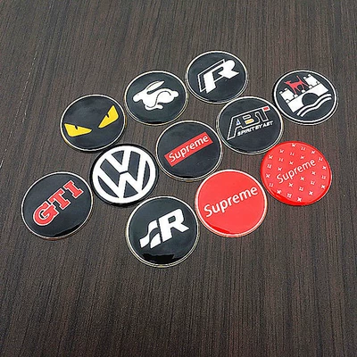 Volkswagen sửa đổi GTI Wolfsburg Evil Rabbit R Bora R ABT vô lăng tiêu chuẩn CC Golf Magotan mặt pha lê tem dan xe oto decal dán xe ô to