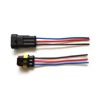 Ô tô chống nước nối AMP ổ cắm nam nữ chống nước nối dây nối miễn phí vận chuyển cos nối đầu nối dây điện chống nước