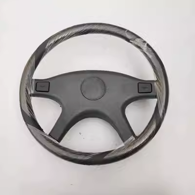 Shifeng ba bánh năm tay lái trưng dụng 4 tay lái phuộc vô lăng nguyên bản phụ kiện máy móc nông nghiệp vô lăng bọc vô lăng da bò khâu tay bọc vô lăng