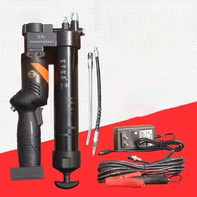 Điện Súng Bắn Mỡ 12V24V Sạc Hoàn Toàn Tự Động Điện Áp Cao Di Động Pin Lithium Bơm Mỡ Máy Xúc Phụ Kiện súng bắn mỡ đồ bơm mỡ bò