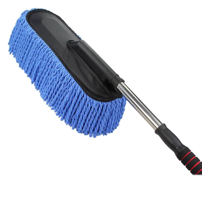 súng rửa xe cao áp Đồ dùng cho ô tô Wax Drag Car Wash Lau lau bụi Duster Artifact Bàn chải mềm Bàn chải ô tô Bộ công cụ làm sạch súng rửa xe cao áp loại dài