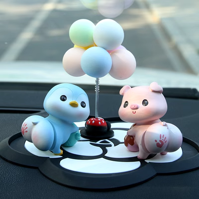 Xe hơi Internet người nổi tiếng nước hoa xe hơi đồ trang trí xe hơi dễ thương sáng tạo phim hoạt hình búp bê mông lắc mông nhỏ mùa xuân đồ trang trí xe hơi led thanh nhôm tủ bếp