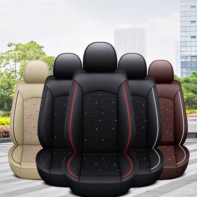 Bọc ghế ô tô mới cho tất cả các mùa, đệm ghế trọn gói cho xe sedan, SUV, bọc ghế ô tô da thật, đệm xe hoạt hình nổi tiếng trên internet báo giá bọc ghế ô tô