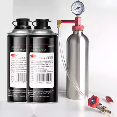 bầu lọc xăng Ô tô ba chiều chất xúc tác làm sạch hệ thống van nạp hệ thống phun dầu vòi phun làm sạch chai chất lỏng dụng cụ tháo rời miễn phí kiểm tra áp suất bơm xăng ô tô nắp xăng cnc