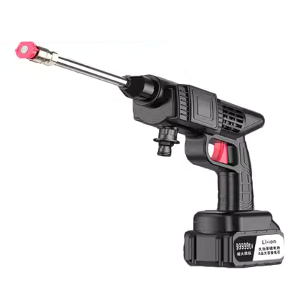 Đức nhập khẩu không dây máy rửa xe hiện vật súng nước áp lực cao hộ gia đình di động sạc pin lithium vệ sinh máy công cụ súng rửa xe bosch súng tạo bọt tuyết