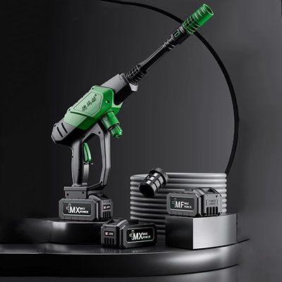 Máy rửa xe không dây áp lực cao súng nước rửa xe hiện vật xe hộ gia đình di động mạnh mẽ pin lithium tăng cường súng đặc biệt súng phun bọt tuyết khí nén súng xịt bọt tuyết