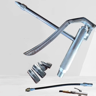 bơm mỡ điện 24v Chân súng bơ phụ kiện bằng khí nén chân máy bơ hướng dẫn sử dụng đầu súng dây thép ống súng đa năng miệng nhọn miệng phẳng bơm bơm mỡ điện súng bơm mỡ bò bằng khí nén