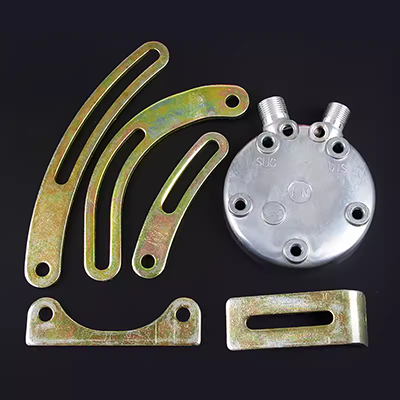 508 máy nén khí phụ kiện giá đỡ phía sau máy lạnh ô tô điều hòa không khí máy bơm uốn cong điều chỉnh khung chân máy bơm tai aberdeen dày nước xanh làm mát két nước bộ điều khiển nhiệt độ kho lạnh
