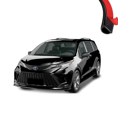 CÁP NÂNG KÍNH [Chỉ cao cấp] Dải dán cách âm đặc biệt Toyota Saina SIENNA được thêm vào trang trí toàn bộ xe và sửa đổi chống bụi TAY MỞ CỬA CỐP HẬU
