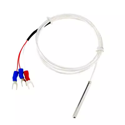cảm biến steelmate 8 mắt Cảm biến nhiệt độ PT100 điện trở nhiệt platinum cặp đôi điện chính xác WZP-pt100 loại đầu dò chống ăn mòn chống thấm nước loại nhiệt độ cao cảm biến lùi steelmate 6 mắt