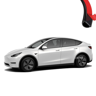 CÁP NÂNG KÍNH [Chỉ cao cấp] Dải dán cách âm đặc biệt Tesla Model Y được lắp đặt để trang trí toàn bộ xe và sửa đổi chống bụi TÁP BI CÁNH CỬA CÁNH CỬA TRƯỚC