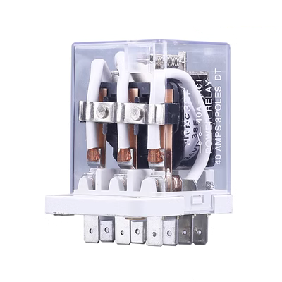 JQX-38F công suất cao 40A nhỏ trung gian tiếp sức dc220V24V12V AC tiếp sức với cơ sở rơ le nhiệt mitsubishi