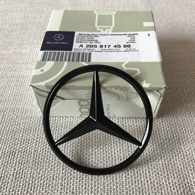 Mercedes -Benz C180/C200/E2600/E300L/C63E63 Đen sáng sau khi nhãn nhãn nhãn nhãn sao biểu tượng xe hơi tem dan xe oto