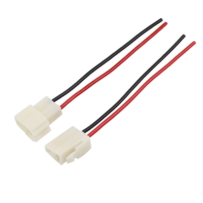 Đầu nối 6.3-2P cắm đầu nối lò xo 2 lỗ ABS đầu nối xe hơi có dây cắm phích cắm lò xo thiết bị đầu cuối nam và nữ cút nối dây điện chống nước đầu cos nối thẳng
