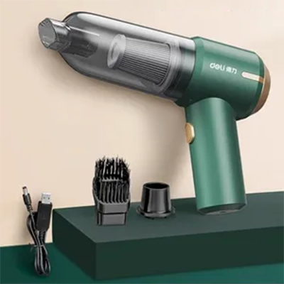 Deli máy hút bụi ô tô hút lớn sạc không dây ô tô nhà hút lớn nhỏ cầm tay mini siêu mạnh máy hút bụi xe hơi máy hút bui oto