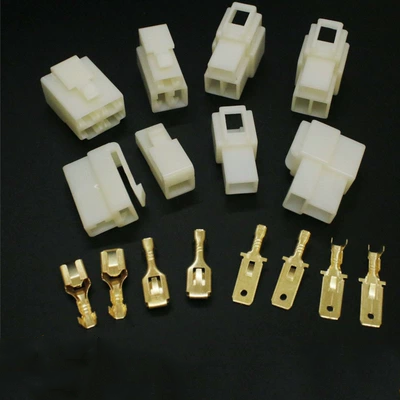 Đầu nối xe hơi Đầu nối 6.3mm Đầu nối mông nam và nữ 1P2P3P4P6P/8P-10P dòng điện cao dau cos dien đầu nối dây điện
