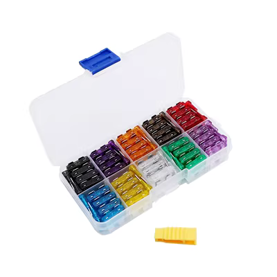 Bộ cầu chì ô tô lắp cầu chì mini nhỏ cỡ trung bình 4S Store đặc biệt 2-40A công tắc ngắt mát ô tô cầu chì 2a
