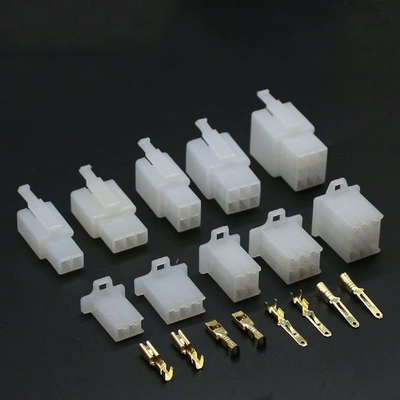 Đầu nối đầu nối ô tô điện xe máy 2.8mm Đầu nối lỗ cắm lõi nam và nữ 2P3P4P6P9P cos nối cos nối dây điện