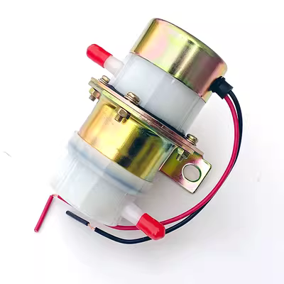 Thích hợp cho mục đích chung của ô tô Máy bơm xăng 12V Máy bơm diesel lắp đặt bên ngoài Máy bơm dầu điện tử chống ăn mòn chống ăn mòn hệ thống bơm xăng ô tô kiểm tra áp suất bơm xăng ô tô