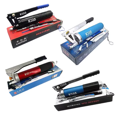 Súng mỡ bánh răng Carlson bom bơ ống sâu bướm hướng dẫn sử dụng xe nâng áp suất cao súng mỡ súng bơm mỡ bò cầm tay máy bơm mỡ khí nén kocu