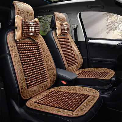 bọc da xe hơi Ghế xe mùa hè Ghế đệm Pad Bamboo Tấm ô tô lạnh Mahjong Mat, chủ xe lái xe đơn bọc lại ghế da ô tô
