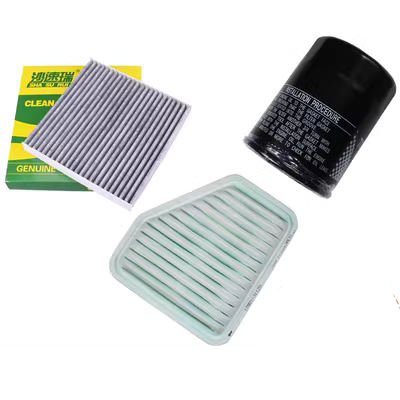 lọc gió điều hòa Thích hợp cho 09-12 RAV4 bộ ba bộ lọc dầu điều hòa không khí bộ lọc lưới lọc các phụ kiện bảo trì lưới thay loc gio dieu hoa oto thay lọc điều hoà oto