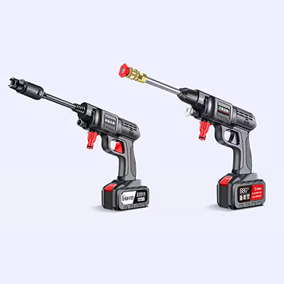Đông Thành không dây máy rửa xe hộ gia đình súng nước áp lực cao làm sạch hiện vật sạc lấy pin lithium công suất cao tăng cường mạnh mẽ súng cao áp đầu nối súng rửa xe cao áp