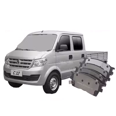 bố thắng ô tô Thích ứng với má phanh Dongfeng Xiaokang C32 xe nguyên bản má phanh gốm phanh bánh trước và bánh sau bốn miếng bố thắng đùm bố thắng đùm