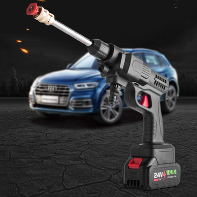 Sạc không dây máy rửa xe pin lithium xe bàn chải di động rửa xe hiện vật bơm nước áp lực cao hộ gia đình súng nước súng bọt tuyết súng xịt cao áp