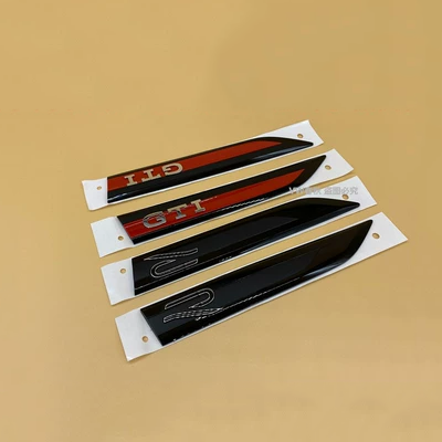 ty chống cốp Golf thứ 8 -Generation Caror cửa GTI Nhãn hiệu Rline Phong cách Lá Lá bên nhãn Nhãn nhãn Lá Trang trí Bảng Tháp ca pô gioăng cao su cửa gỗ