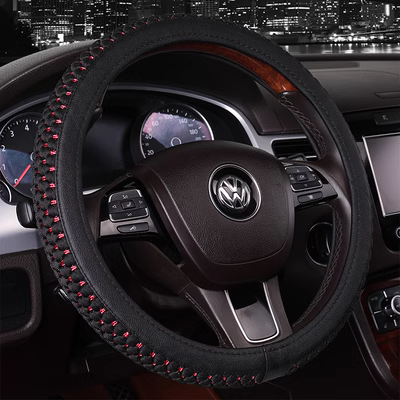Bọc vô lăng ô tô Nissan Xuanyi Sunshine Qijun Qashqai Loulan Machi Yida Tiida Tianlai Liwei bọc vô lăng da bò giá bọc vô lăng sparco