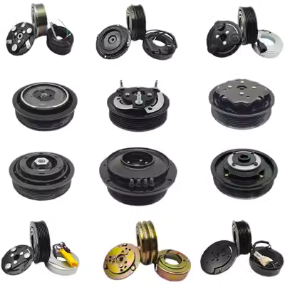 Thích hợp cho máy nén khí điều hòa không khí mới Santana của Volkswagen, đầu bơm puli mang cuộn dây điện từ cốc hút két nước kia morning két nước rdt