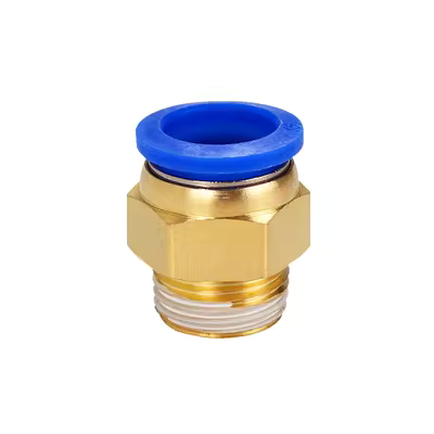 con đội thủy lực 20 tấn Kết nối nhanh chóng khí nén trực tiếp qua luồng plug-in nhanh bằng khí quản PC4 6 8 10 12-M5 01 02 03 Đồng cảm biến vị trí bướm ga điện tử máy kích thủy lực