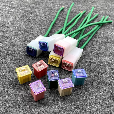 cau chì Nhập khẩu Bảo hiểm Square High -Công suất bên ngoài Đất cầu chì điện tử kết nối chậm tan chảy 20A25A30A40A50A60 AN cầu chì 10a cầu chì bussmann