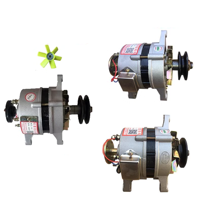 Nông nghiệp ba bánh nhỏ 4 bánh máy kéo silicon chỉnh lưu 12V 24V mở rộng trục 2 đầu máy phát điện đồng nguyên chất miễn phí vận chuyển máy phát điện ô tô 24v mạch máy phát điện ô tô