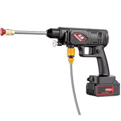 Máy rửa xe không dây dùng pin lithium dụng cụ rửa xe trọn bộ áp lực cao súng rửa xe nước súng rửa xe gia đình hiện vật xe hơi sản phẩm thiết thực súng rửa xe súng rửa xe cao áp nhật bãi
